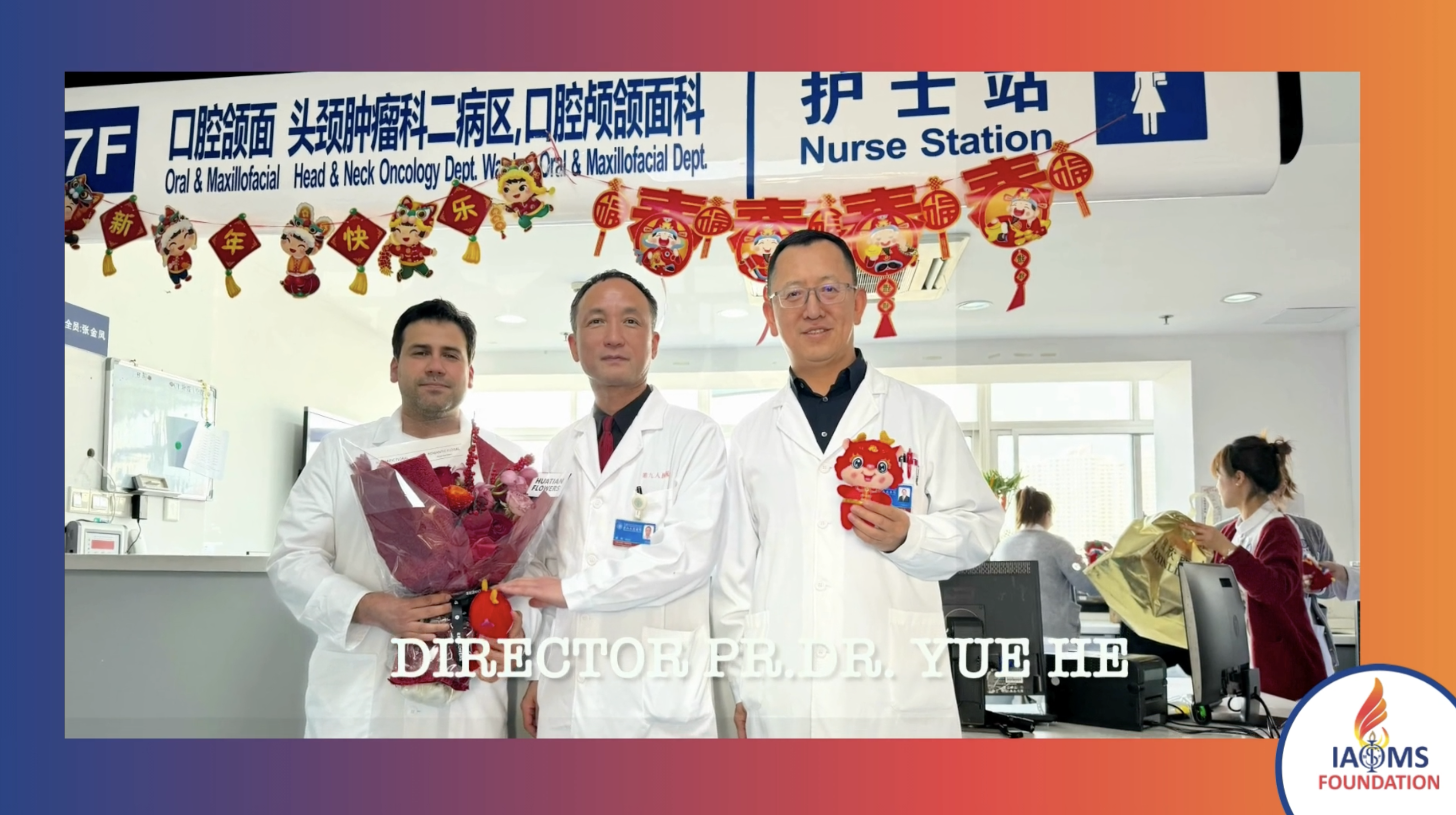 IAOMS Foundation Fellow with faculty at Shanghai Ninth People’s Hospital in Shanghai, China.