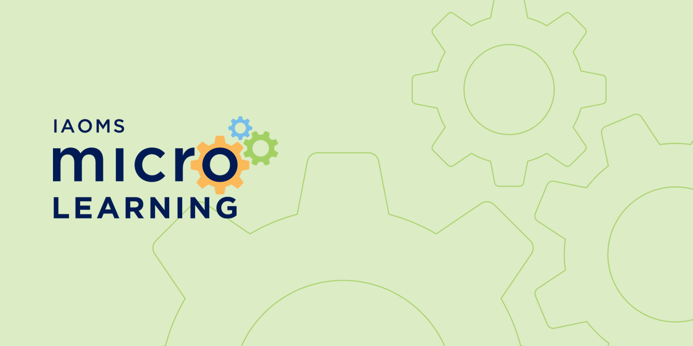 IAOMS Microlearning: The Cosmetic Series